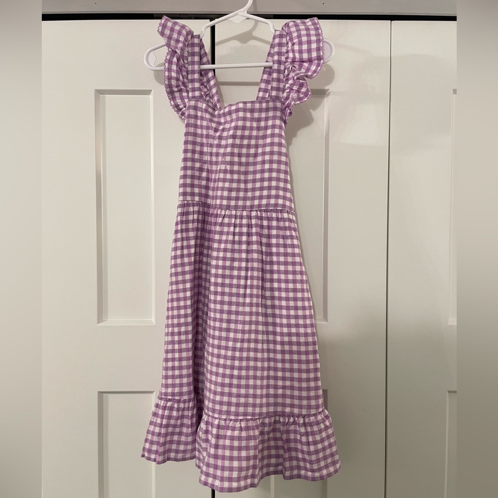 NWT Target Cat & Jack Girls’ Flutter Sleeve Dress Violet size small
